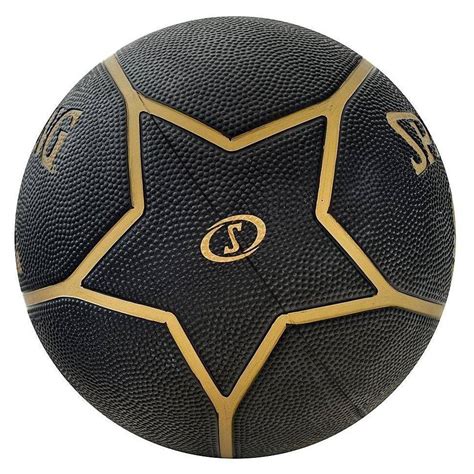 Nba Highlight Black N Gold Spalding Ballons De Basket