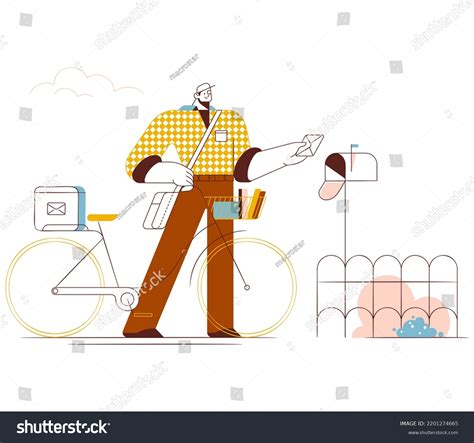 Different Cartoon People Go By Public Stock Vector Royalty Free