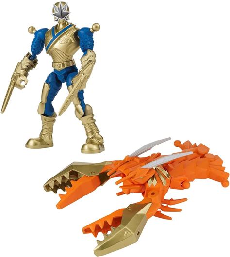 Power Rangers Mixx N Morph Samurai Gold Ranger And Claw Zord Figure Set