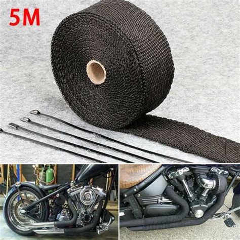 Shop the best selection of atv exhaust wrap at dennis kirk for the lowest prices. 5M Car Motorcycle Exhaust Wrap Pipe Header Heat Wrap Turbo ...