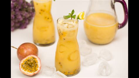 Pineapple And Passion Fruit Juice Youtube