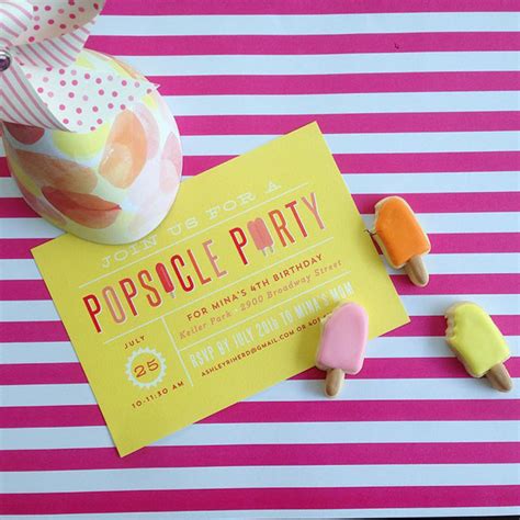 10 Popsicle Invites Filled With Cuteness B Lovely Events