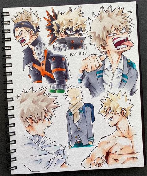 Feature Page 🎨 On Instagram 📍incredible Drawing Of Bakugo🤩 🔹follow