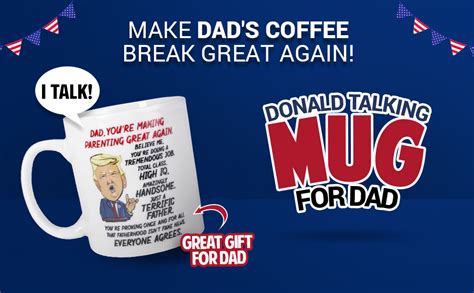 Talking Trump Mug Donald Trump Dad Mug Says 5 Lines In