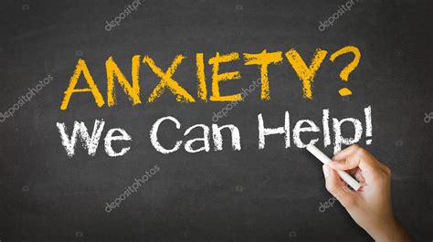 Anxiety We Can Help Chalk Illustration — Stock Photo © Kbuntu 27892237