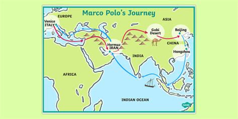Marco Polos Journey Display Poster Teacher Made Twinkl