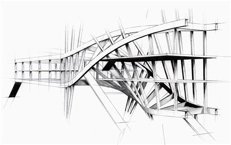 Intertwined Steel Architecture On Behance