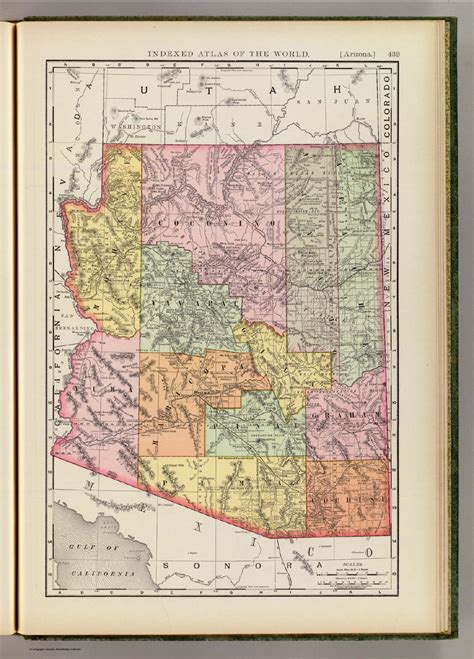 Arizona David Rumsey Historical Map Collection