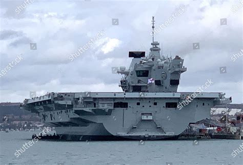 Britains Newest Aircraft Carrier Flooded Depth Editorial Stock Photo Stock Image Shutterstock