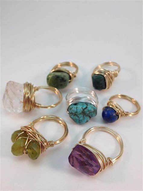 10 Diy Lovely Wire Rings You Can Try These