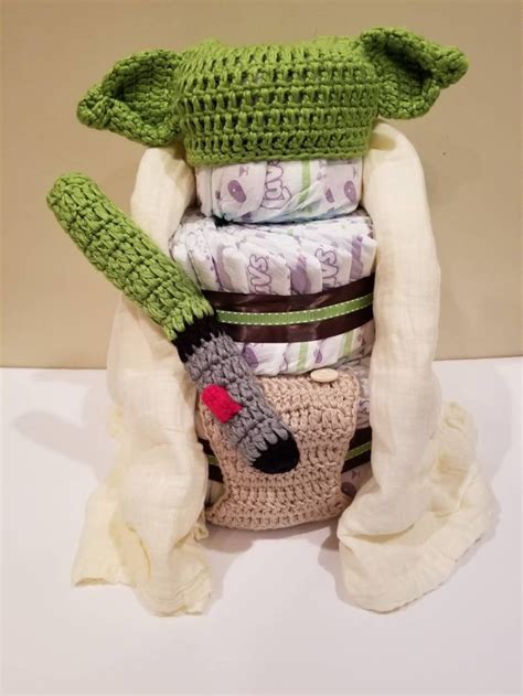 How To Make A Baby Yoda Diaper Cake Yvonne Martinelli S Coloring Pages