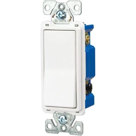 Eaton 15 Amp 4 Way White Rocker Light Switch In The Light Switches