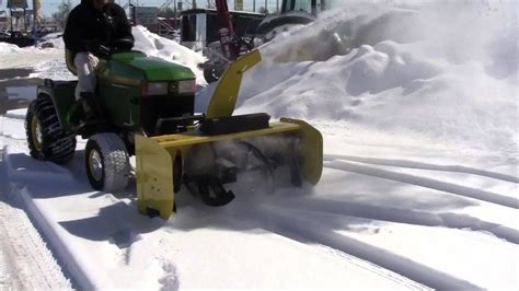 John Deere 47 Quick Hitch Snowblower Youtube