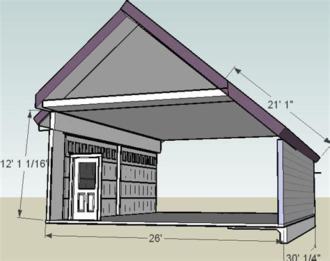 Saltbox Garage How To Build Diy Blueprints Pdf Download 12x16 12x24