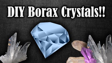How To Make Crystals At Home With Borax Make Any Shape And Size You