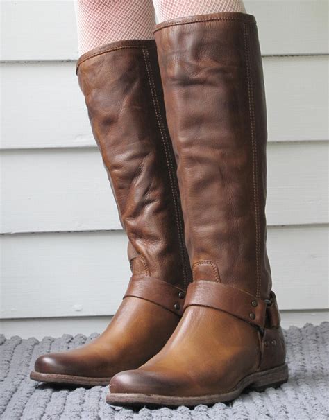 Howdy Slim Riding Boots For Thin Calves Frye Phillip Harness Tall