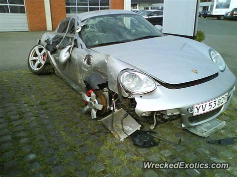 Porsche Cayman S Crashed In Odense Denmark Porsche Cayman S Cayman