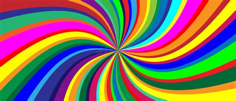 Color Swirling Radial Vortex Vector Background Stock Vector