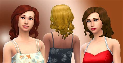 Sims 4 Hairs Mystufforigin Medium Curly Hairstyle