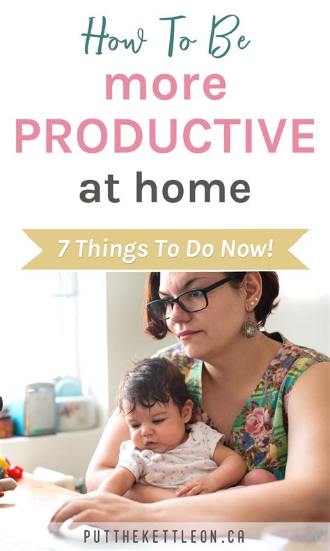 How To Be More Productive At Home: 7 Tips for Busy Moms in 2021 | Productive things to do 