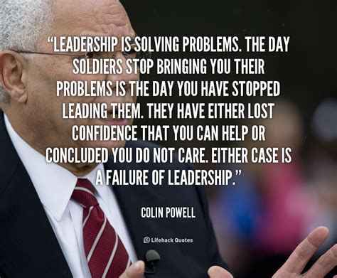 Colin Powell Military Leadership Quotes Quotesgram