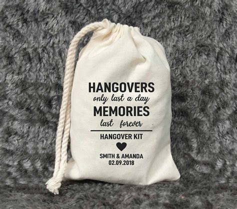 Hangover Kit Bags Recovery Kit Bags Bachelorette Party Decorations