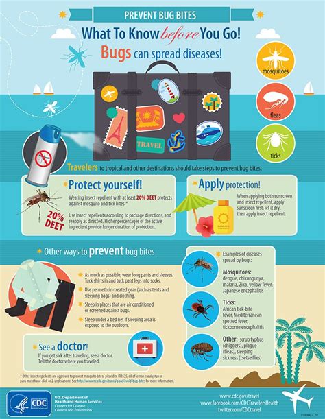 Prevent Bug Bites What To Know Before You Go Via Cdc Bug Bites