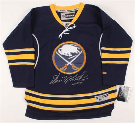 Showing editorial results for dominik hasek. Dominik Hasek Signed Sabres Jersey Inscribed "HOF 14 ...