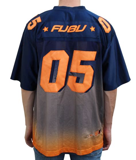 Vintage Fubu Sports Navygreyorange Gradient Football Jersey Size Xl — Roots