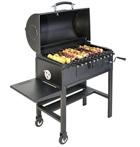 Blackstone Charcoal Grill Barbecue Smoker With Automatic Rotisseri