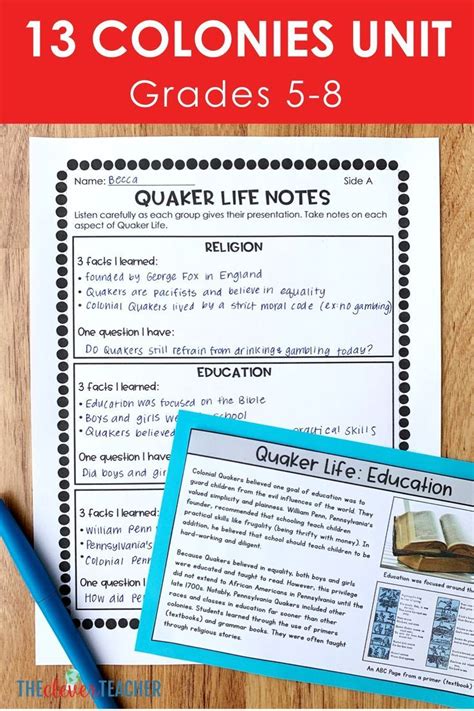 Inputs and outputs 3 3 13 Colonies: 3 Week Interactive Unit for Grades 5-8 | 6th ...