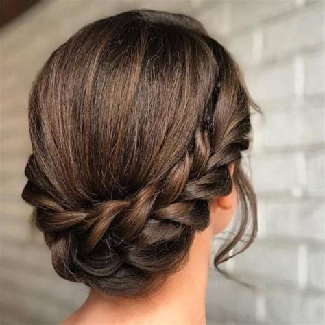 These quick styles are actually quite fun and kluss tells her clients that an updo with a messy texture is perfect for formal events because it is. BRAIDED UPDOS_Simple and stunning wedding hairstyles you ...