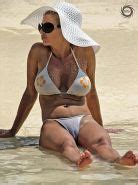 Jessica Biel Exposing Her Tits And Huge Cameltoe In Bikini On Beach Paparazzi Pi Porn Pictures