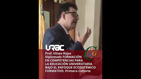Prof Ulises Rojas Vicerrector Académico UC Diplomado FORMACIÓN EN
