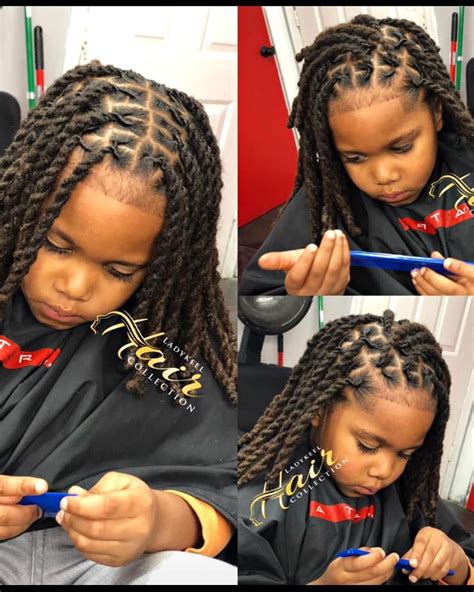 But the common choice of everyone regarding the hairstyle of black kids is the braids. Repost via Stylist/Salo | Baby boy hairstyles, Kids ...