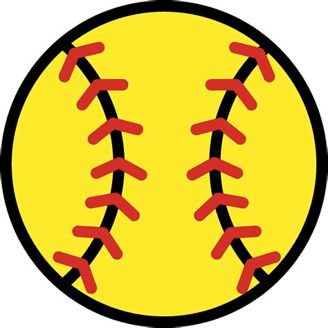 Softball Clipart Softball Symbols Png Download Full Size Clipart