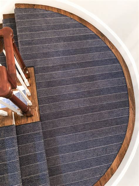 There are a great number of stair designs to select from. Navy Blue Wilton Wool Stair Runner | Stair runner, Wool ...