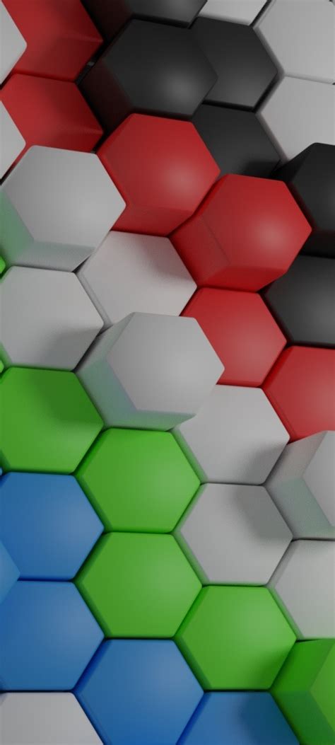 1080x2400 Hexagon Shaped Surface 1080x2400 Resolution Wallpaper Hd