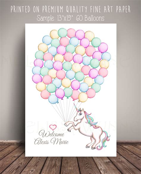 For baby girl, pink gold theme, sign in book. Unicorn Guest "Book" Print Baby Shower or Birthday "Guest ...
