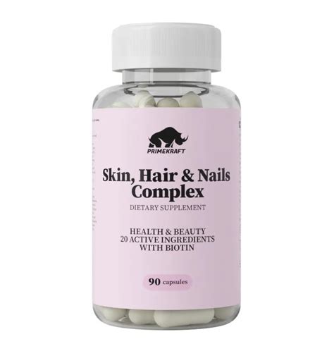 Витамины для волос, кожи и ногтей PRIMEKRAFT Skin, Нair & Nails Complex ...