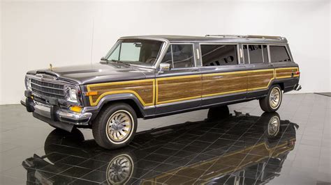 For Sale Restored 1988 Grand Wagoneer Limo Offers 22 Feet Of Wood