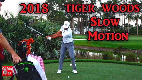 2018 Tiger Woods Slow Motion Face On Iron Golf Swing 1080 Hd Youtube
