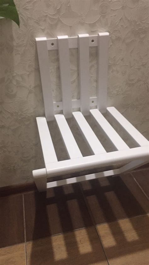 Wall Mounted Folding Chair In The Hallway Nursery Kitchen Etsy In