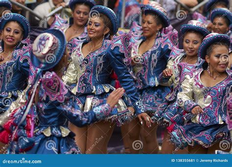 Caporales Dancers At The Oruro Carnival Bolivia Editorial Photo
