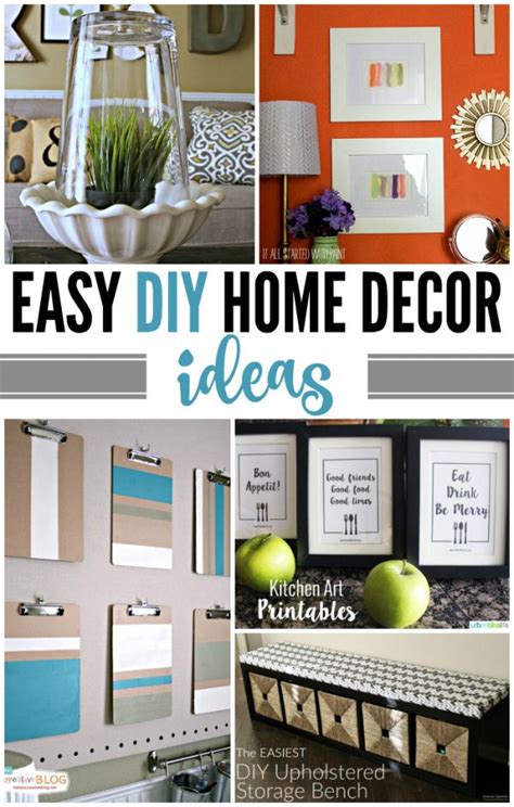 If your home is due for a design update but you have a limited budget and even less time, you're in the right place. Easy DIY Home Decor Ideas | Today's Creative Life