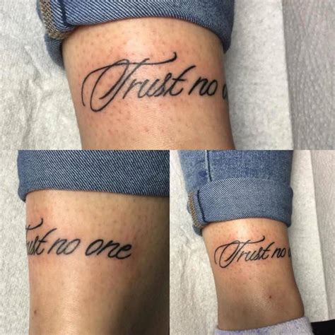 Top 69 Best Trust No One Tattoo Ideas 2021 Inspiration Guide