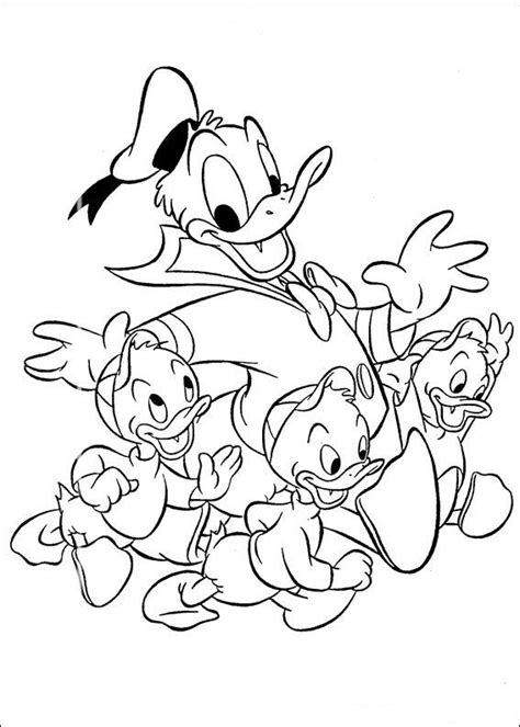 Coloring Page Huey Dewey And Louie Coloring Pages 13