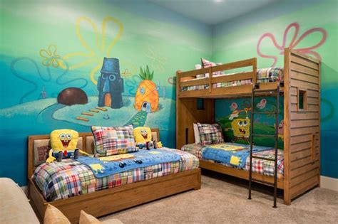 Paint boat oars and hang them image via: Kids will love sleeping next to a "pineapple under the sea ...
