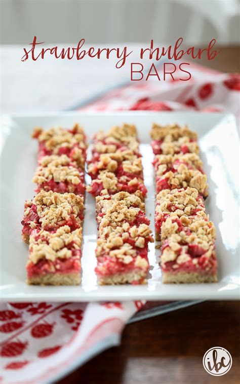 Rhubarb recipes · rhubarb and custard eton mess · white chocolate panna cotta with stewed rhubarb · rhubarb and apple pie · spiced rhubarb crumble. Strawberry Rhubarb Bars - delcious homemade recipe