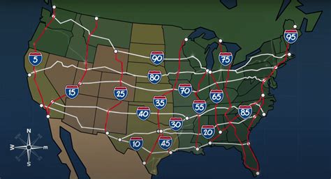 This Simple Map Of The Interstate Highway System Is Blowing Peoples Minds
